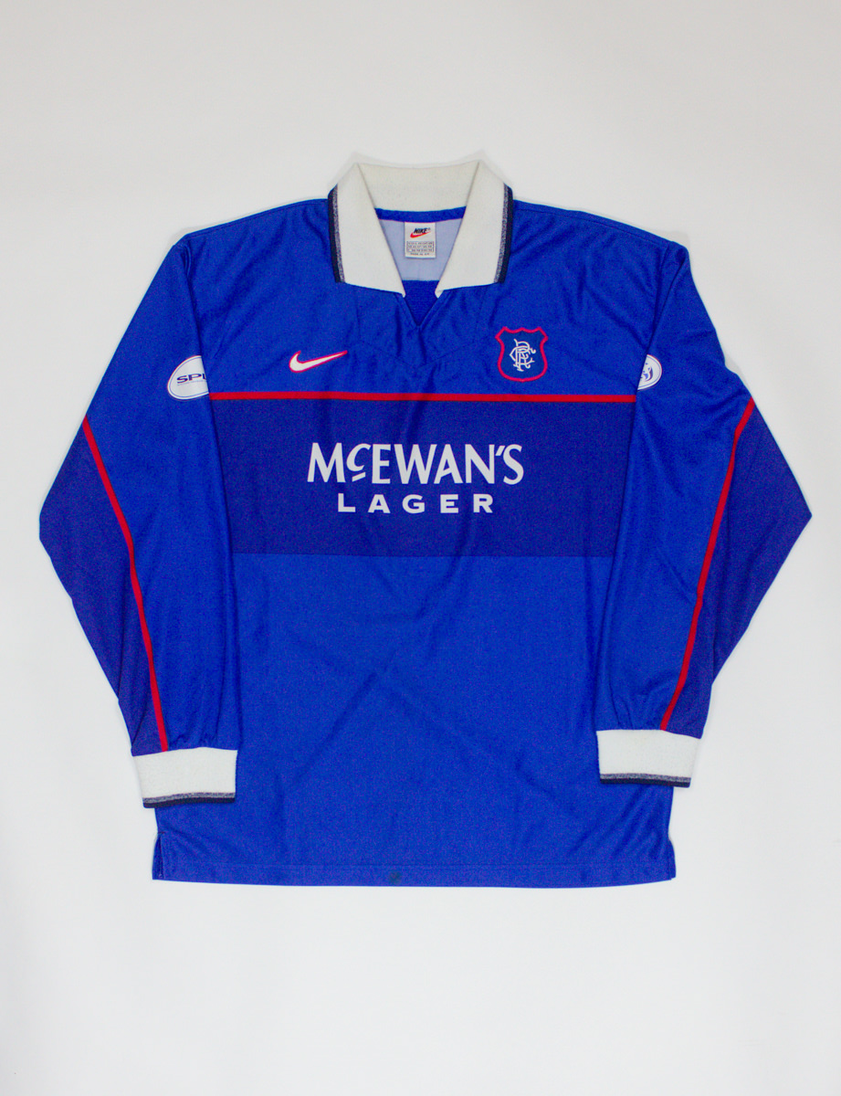 1997-99 Rangers Home Shirt 3 Years