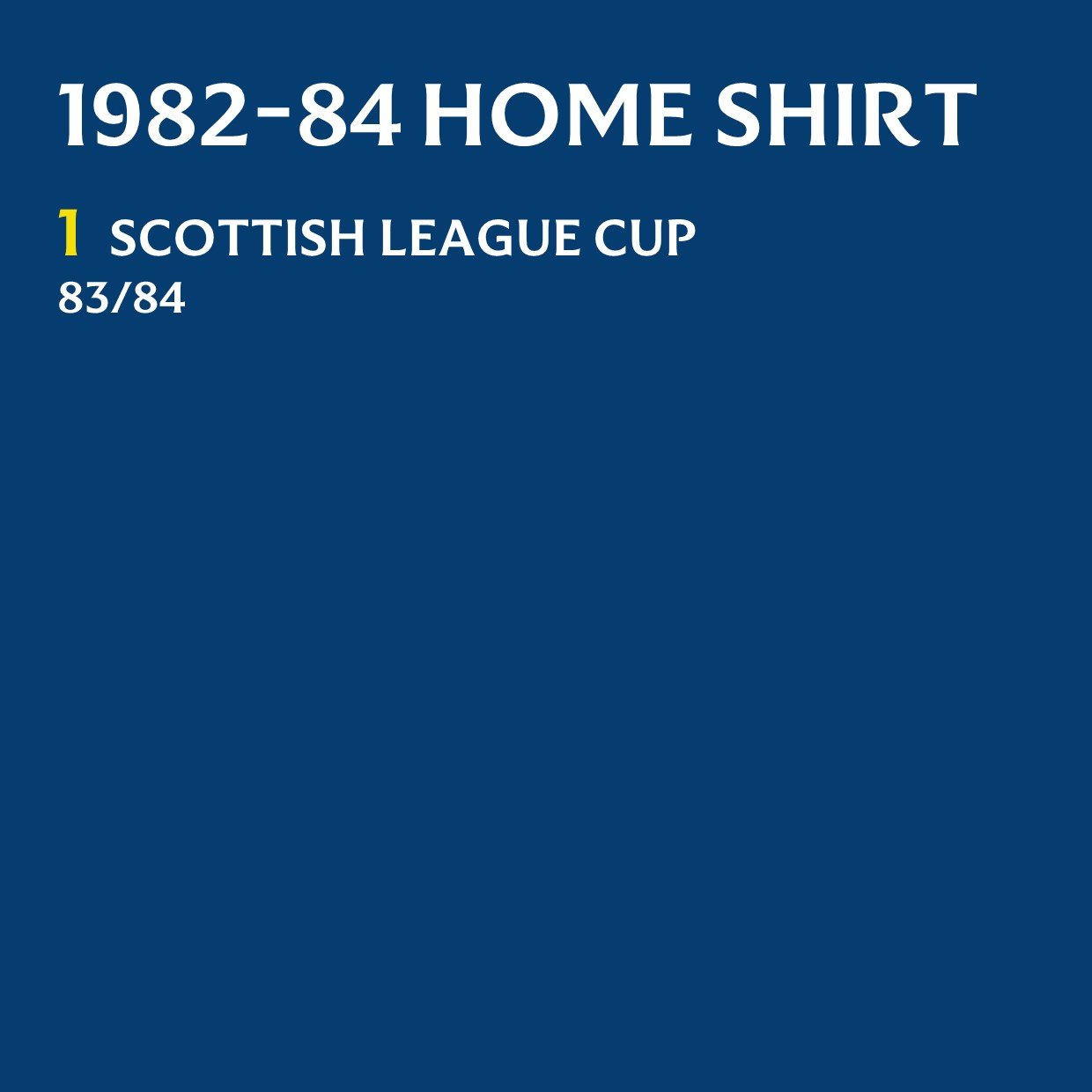 1982-84 Home Shirt